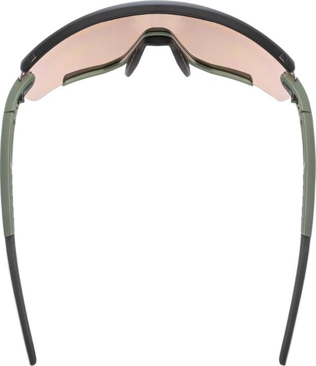Produktbild Uvex Sports sportstyle 236 set (moss green-black matt, mirror silver/clear (S2/0), Mirror Yellow)