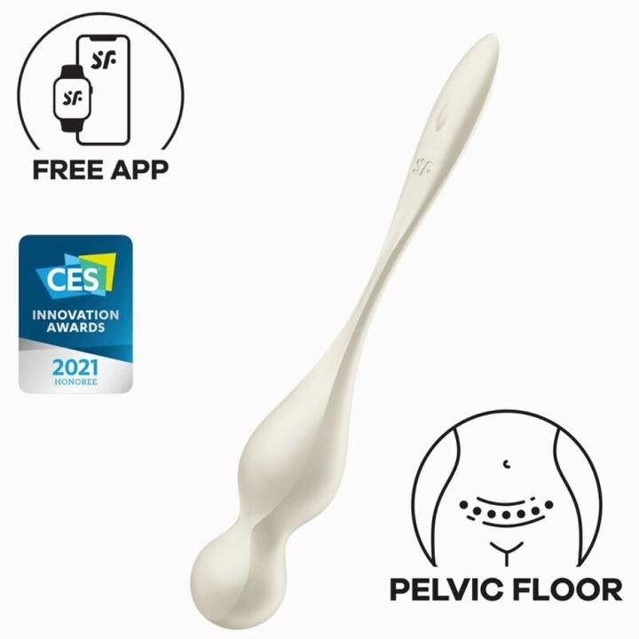 Productafbeelding Satisfyer - Love Birds Vibrerende Kegelballen Wit