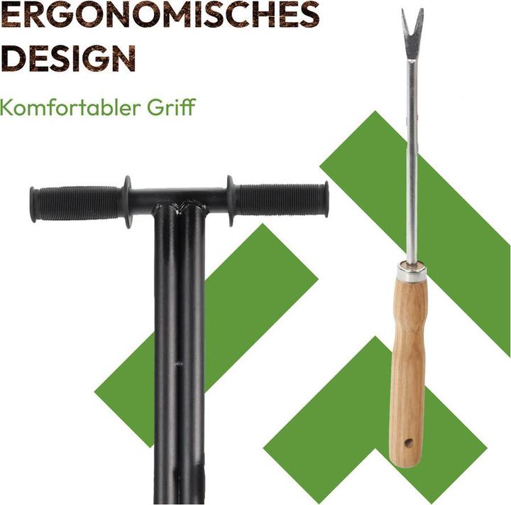 Produktbild Dönges Rasenlüfter mit 4 Zinken + Kernsammelbox