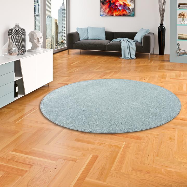 Produktbild Snapstyle Hochflor Velours Teppich Luna Rund (Ø 133 cm)