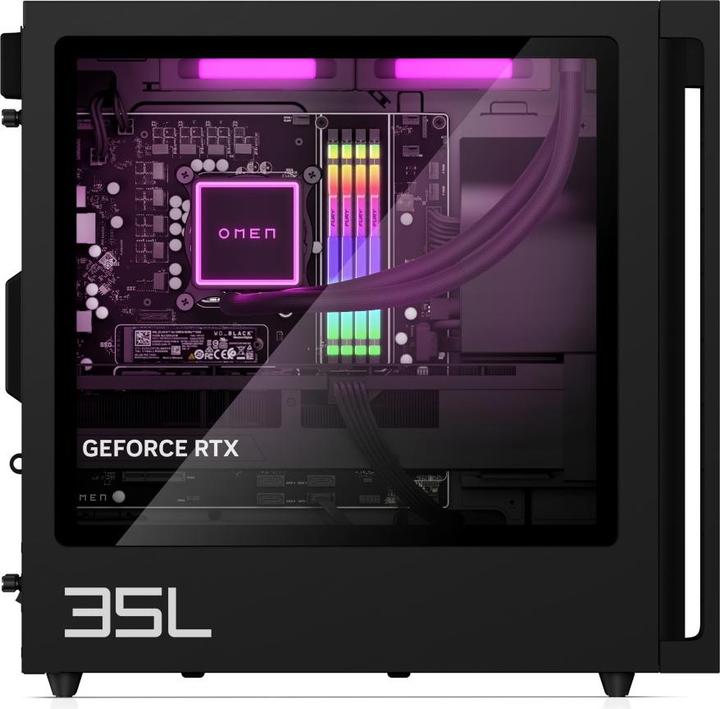 Produktbild HP OMEN Des - Komplettsystem - Core Ultra 7 - RAM: 32 GB DDR5 - HDD: 1.000 GB - NVIDIA GeForce... (125 GB, 40 GB, Intel Core Ultra 7 265F, GeForce RTX 5070)