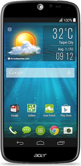 Produktbild Acer Liquid Jade plus (16 GB, Schwarz, 5", Dual SIM, 3G)