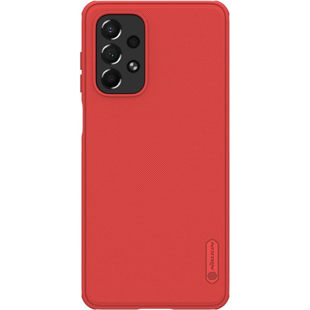 Nillkin Super Frosted Shield Pro Series (Samsung Galaxy A73 5G), Smartphone Hülle, Rot