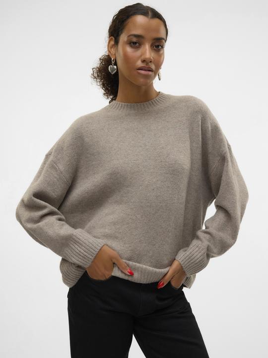 Actual product image Vero Moda Loose fit Round neck Ribbed cuffs Drop shoulder Pullover Knitted jumper (L)