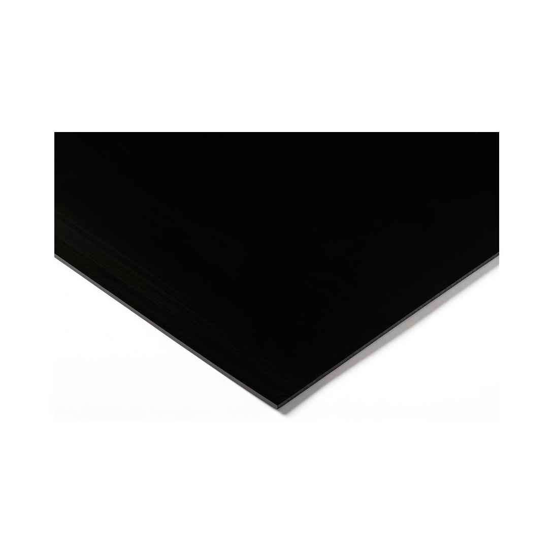 RS PRO, Mobilier : équipements, Plaque polyéthylène noire, 1000x500x3mm (3 pcs)