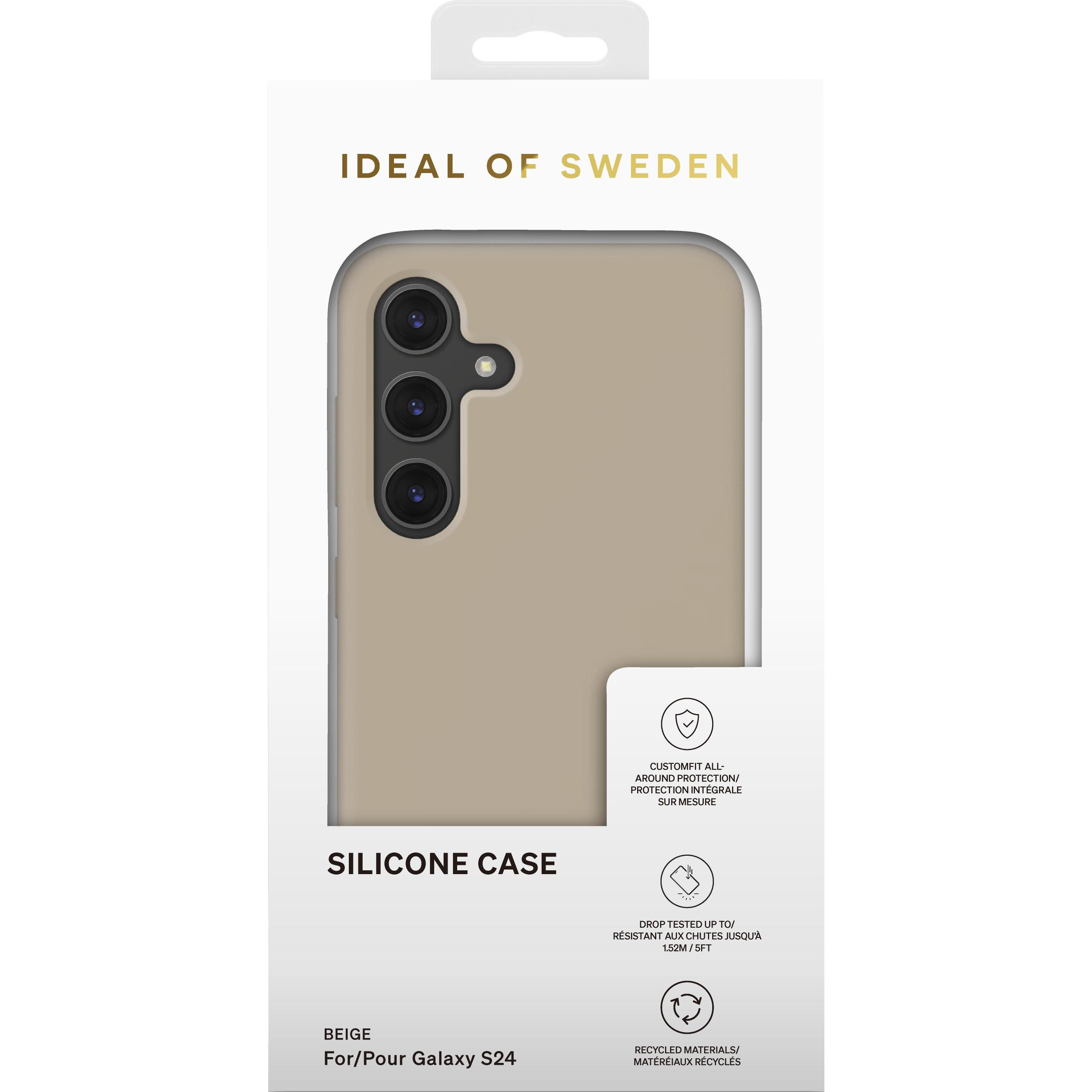 iDeal Of Sweden Silicone Case - Beige (Samsung Galaxy S24+), Smartphone Hülle, Beige