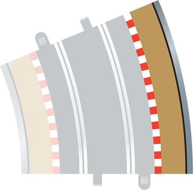 Produktbild Scalextric Borders R4 Outer 4 Stück