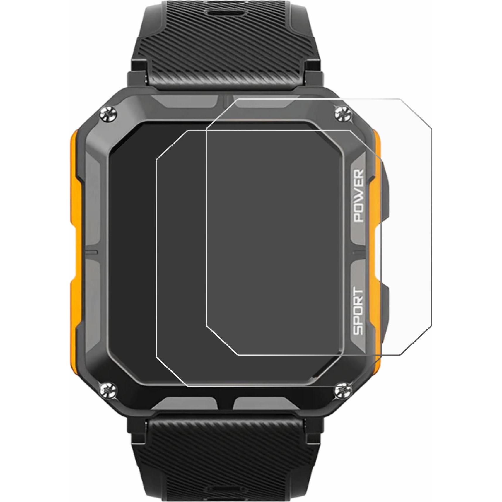 Thumbnail - ScreenLeaf Schutzfolie nachhaltiger Displayschutz Displayschutzfolie Folie Klar Transparent, Smartwatch Schutzfolie, Tra...