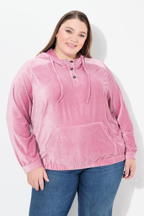 Actual product image Ulla Popken Corduroy Hoodie (56)