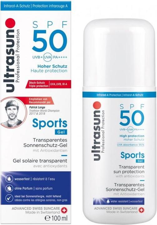 Actual product image Ultrasun Sports Gel (Suntan cream, SPF 50, 200 ml, 231 g)