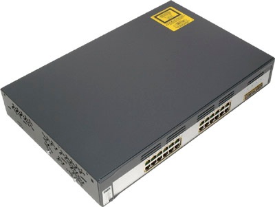 Actual product image Cisco Catalyst 3750G-24TS-1U - Switch - L3 - managed (24 Ports)