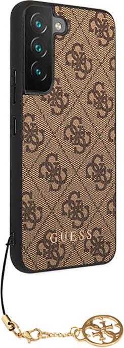 Produktbild Guess 4G Charms Case für Samsung Galaxy S23+ - brown (Samsung Galaxy S23+)