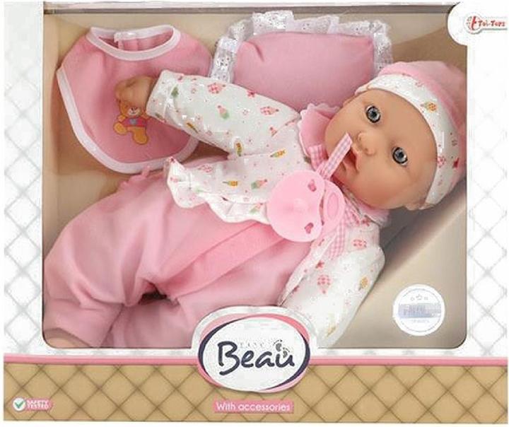 Actual product image Toi-Toys Baby doll with bottle and bib, 40cm