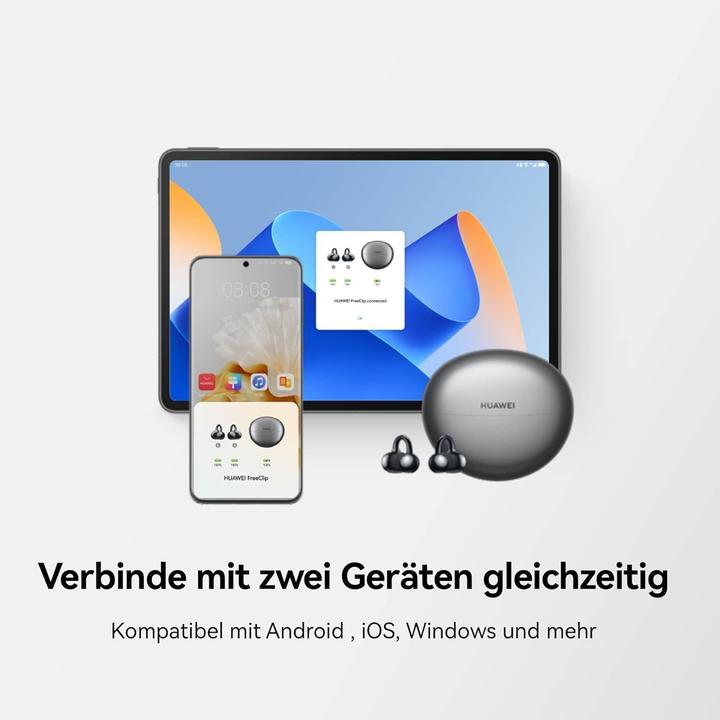 Actual product image Huawei FreeClip (ANC, 8 h, Wireless)