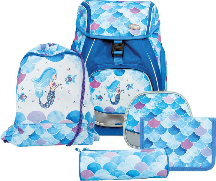Immagine prodotto Funki Set zaino scolastico Flexy-Bag in 5 pezzi (28 l)