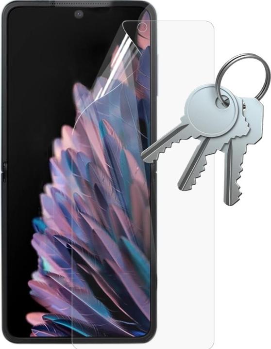 Actual product image Screenguard 100% Display Protection Film Oppo Find N2 Flip 5G Crystal Clear (1 pcs., Oppo Find N2 Flip)