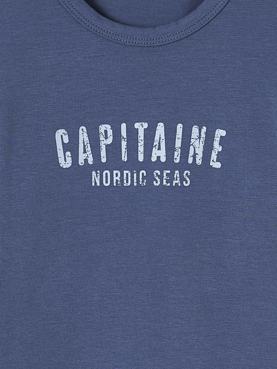 Actual product image Vertbaudet 3-pack of boys' shirts with whale BASIC (140)