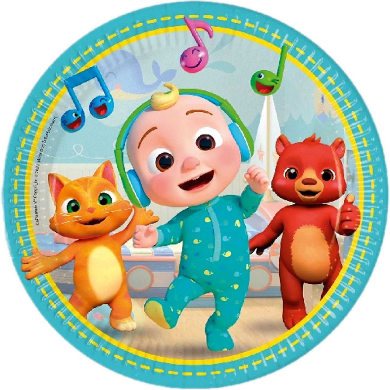 Decorata Party, Einweggeschirr, Cocomelon (8 x)