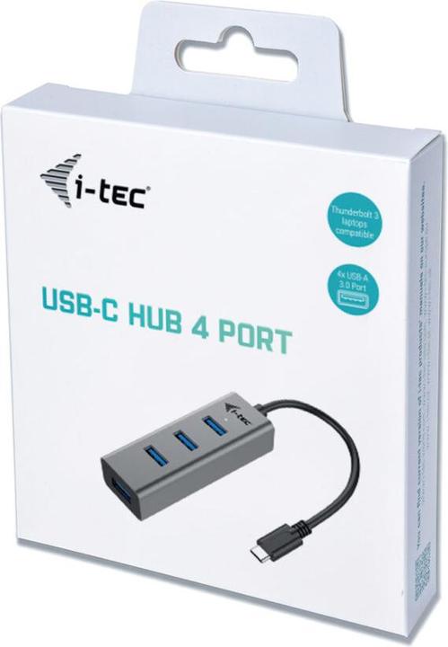Produktbild i-tec C31HUBMETAL403 (USB-C, 4 Ports)