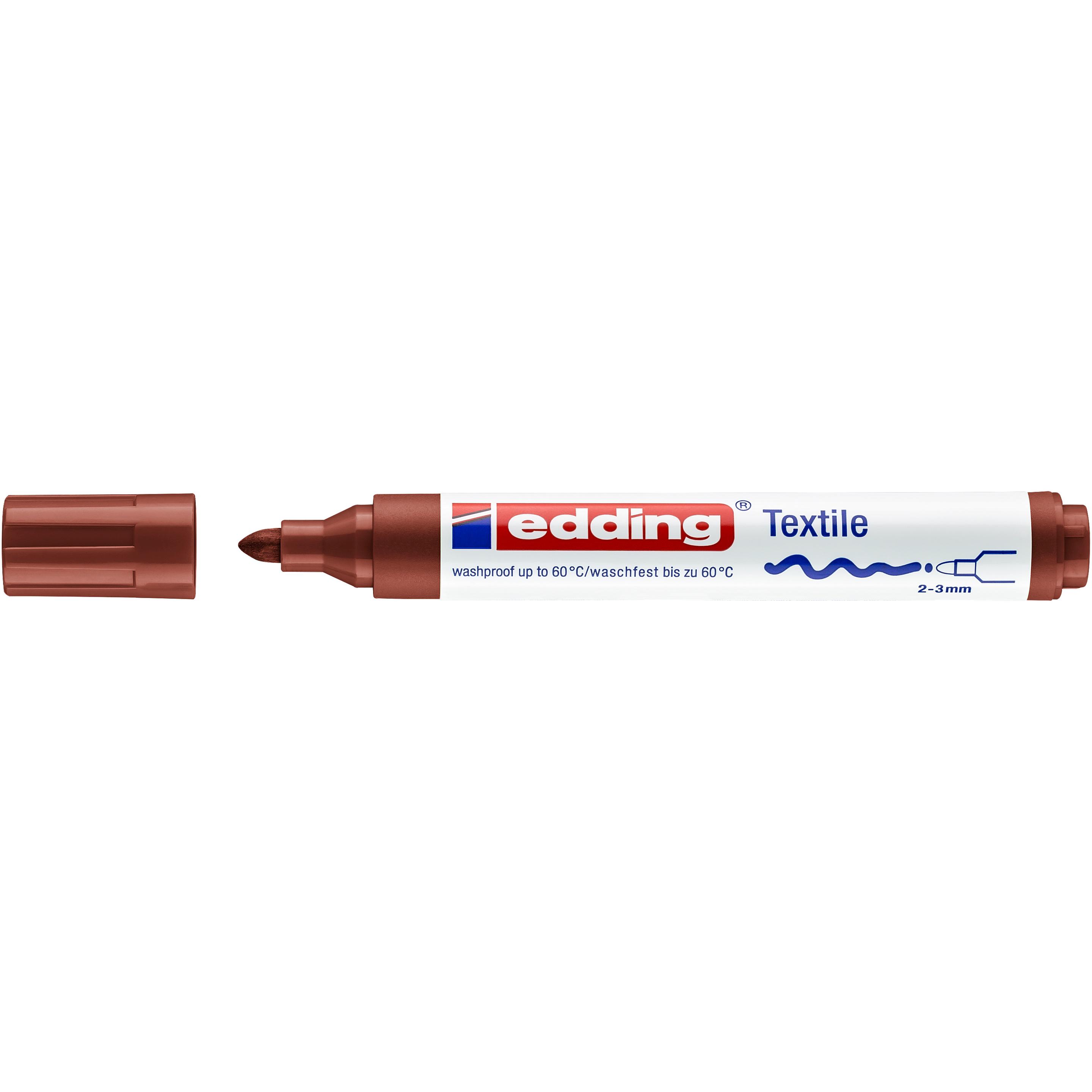 Edding, Marker, Textil Marker 4500 (Brown, 2 mm, 1 x)
