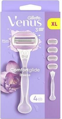 Actual product image Gillette Venus Comfortglide Breeze Razor With 4 Heads