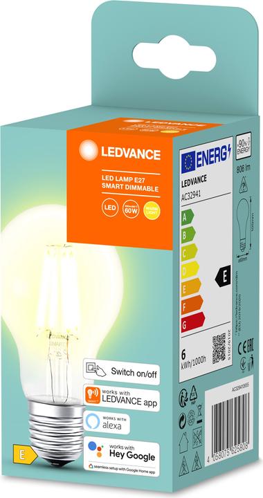 Actual product image Ledvance Smart+ (E27, 6 W, 806 lm, 2 x, E)