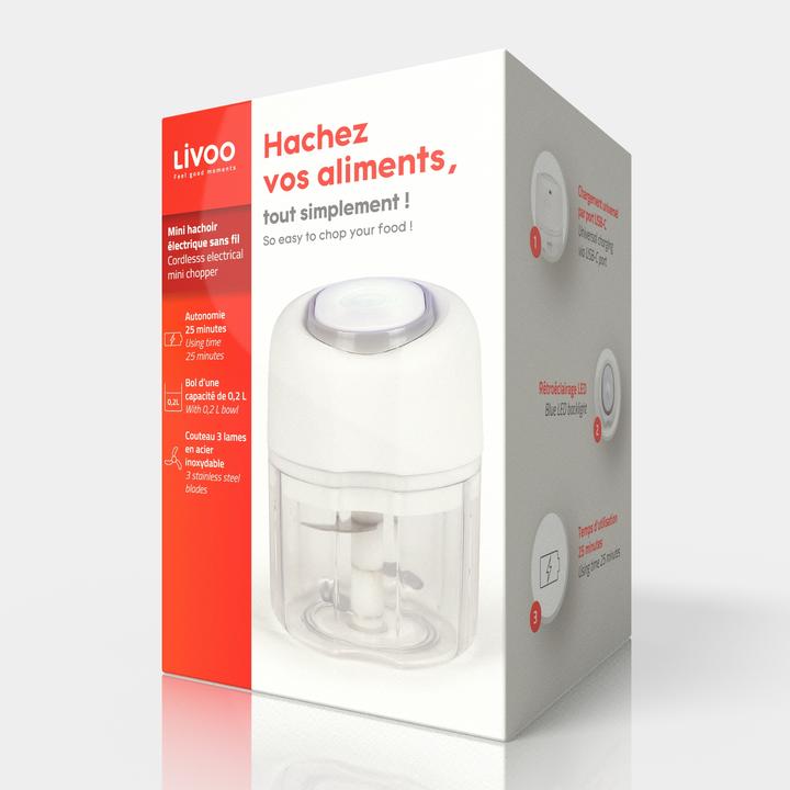 Produktbild Livoo Mini-Zerkleinerer (200 ml)