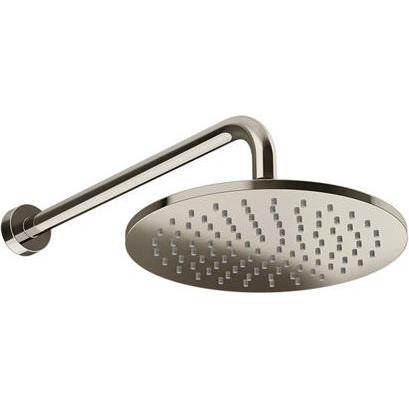 Gessi, Duschbrause, Origini Antikalk-Kopfbrause mit Gelenk und Wandarm, Durchmesser 250mm (9 l/min)