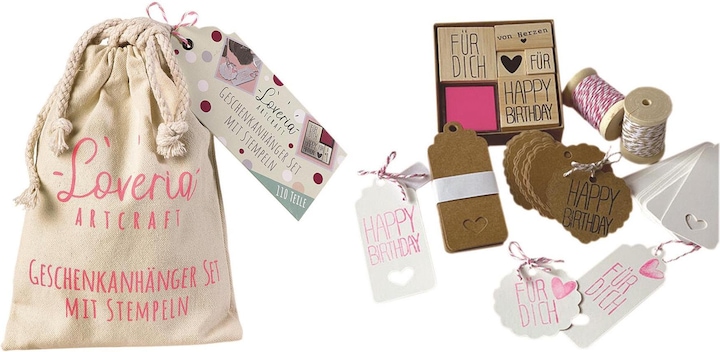 Loveria Artcraft Gift tag set 'Loveria