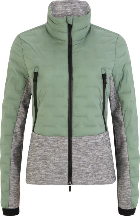 verde edera-grigio medio melange