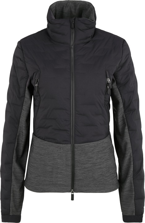 black-dark grey melange