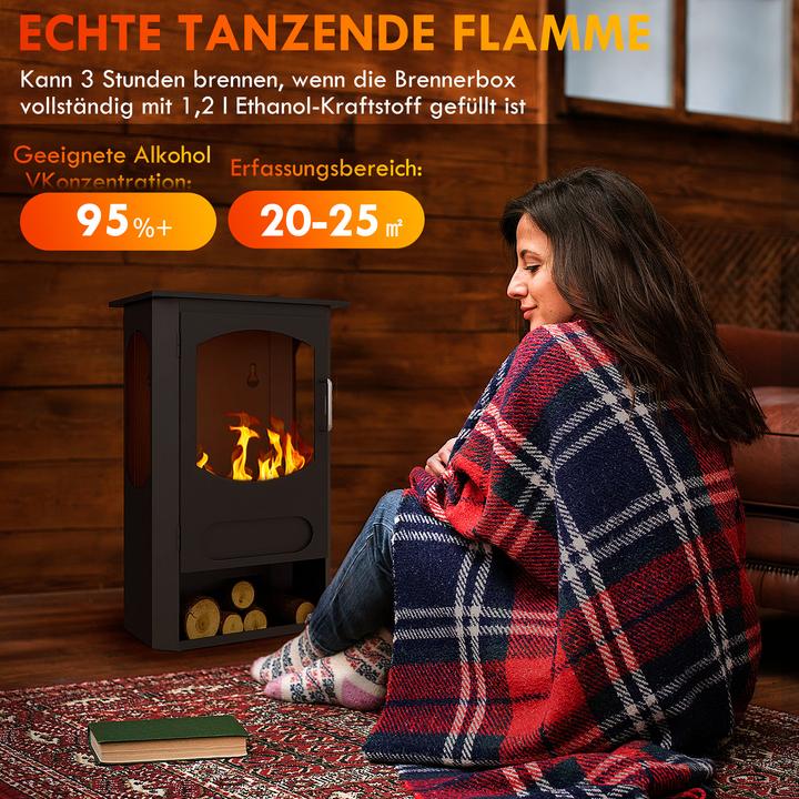 Actual product image Homcom Ethanol fireplace