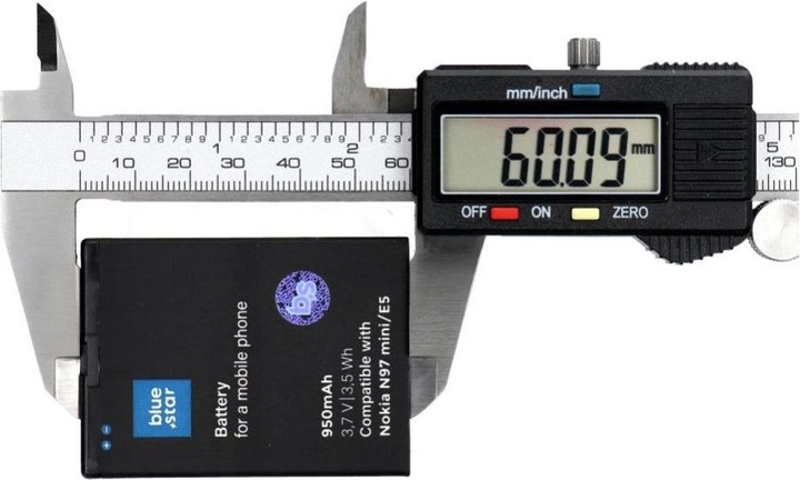Produktbild Akku Blue Star BLUE STAR Akku für NOKIA N97 Mini / E5 / E7-00 / N8 950 mAh