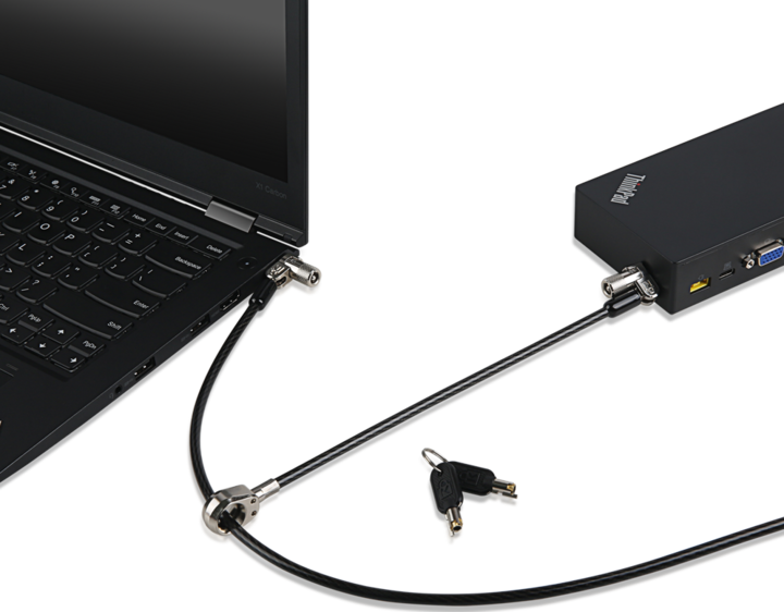 Actual product image Lenovo Kensington MicroSaver 2.0 Twin Cable Lock from