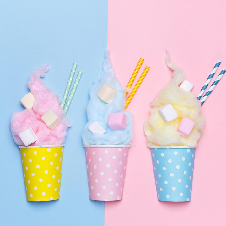 Image du produit Petra Machines à barbe à papa avec mesureur et 50 bâtonnets en bois