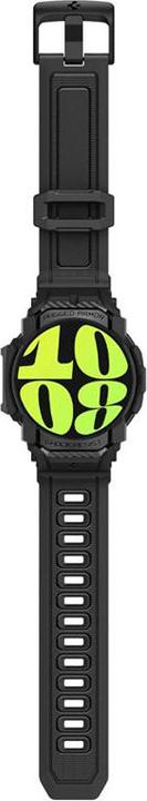 Actual product image Spigen Rugged Armor Pro Galaxy Watch 7 (44mm) Case + Band Matte Black