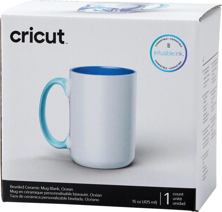 Productafbeelding Cricut Infusibele Inkt Oceaan Beker 425 ml, Wit/Blauw (425 ml, 1 x)
