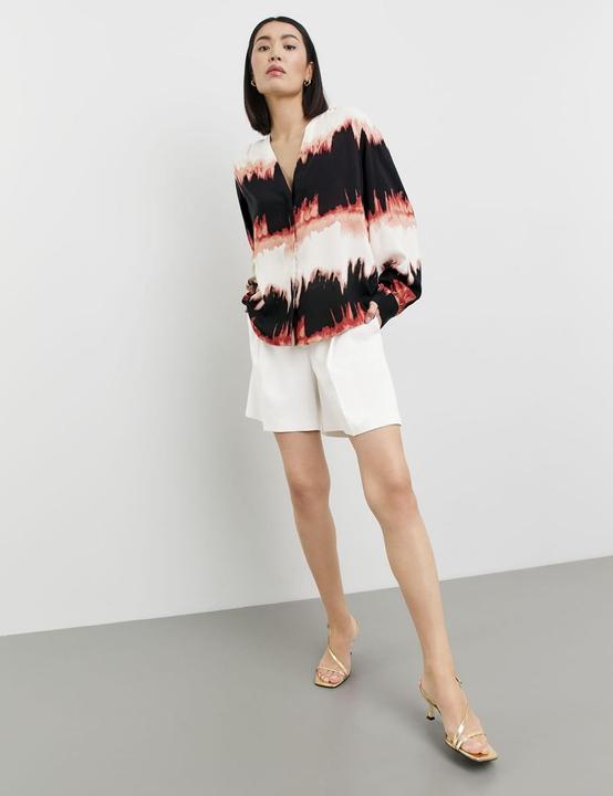 Produktbild Taifun Fliessende Bluse mit Print Bluse Langarm (36)