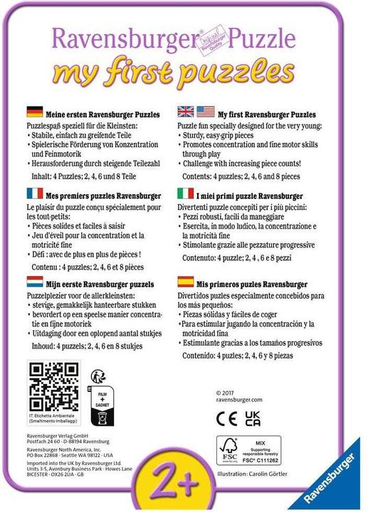 Actual product image Ravensburger Cute pets (8 pieces)