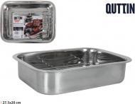 Actual product image Quttin Rectangular tray with grill 275x20 privilege