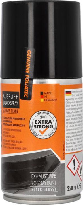 Produktbild Foliatec Auspufflack (Schwarz, 0.25 l)