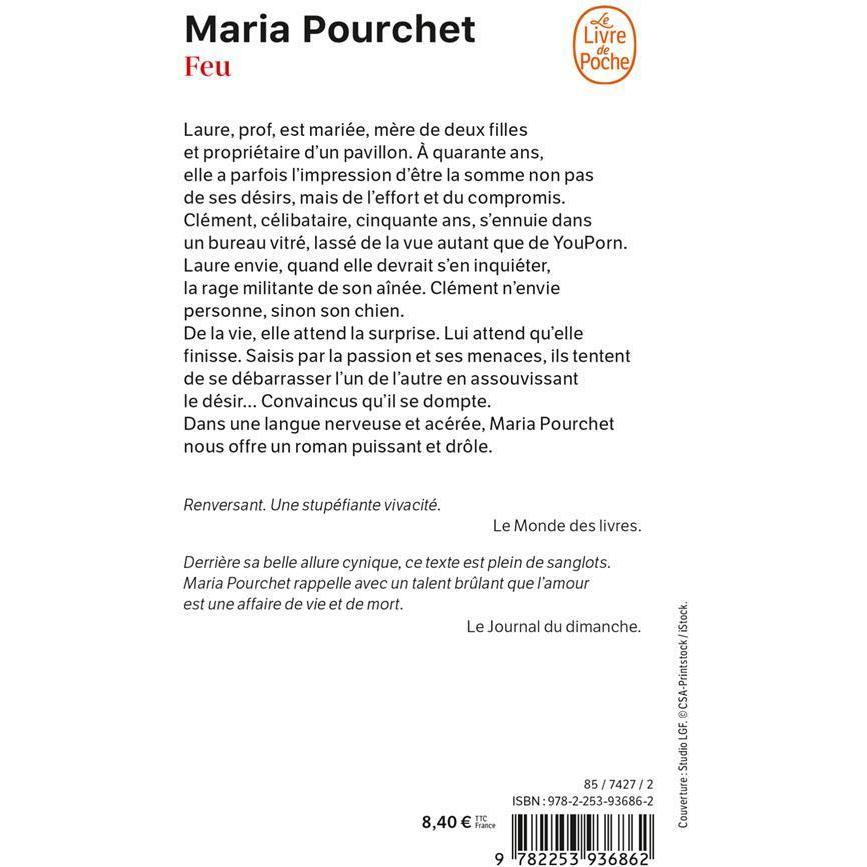 Thumbnail - Feu, Belletristik von Maria Pourchet