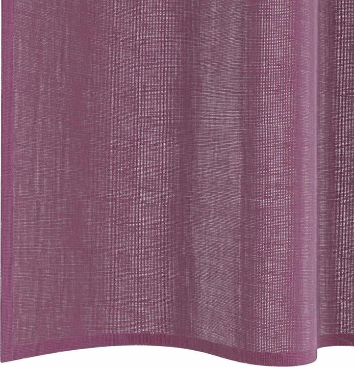 Produktbild vidaXL Voile Vorhänge mit Stangentaschen 2 Stk. Lila (140 x 140 cm)