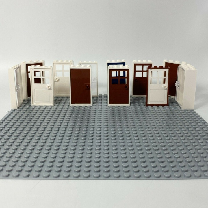 Actual product image LEGO Doors mixed - 10 pieces - House, Building, City, City - NEW (LEGO Accessories)