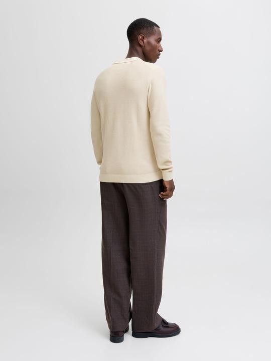 Actual product image Jack & Jones Jprblaeaston Knit Split Neck Ls Sn (M)