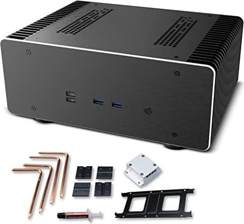 Akasa Maxwell Pro Plus Mini-ITX Kast OEM, Intel LGA 1700 - zwart (Mini-ITX)