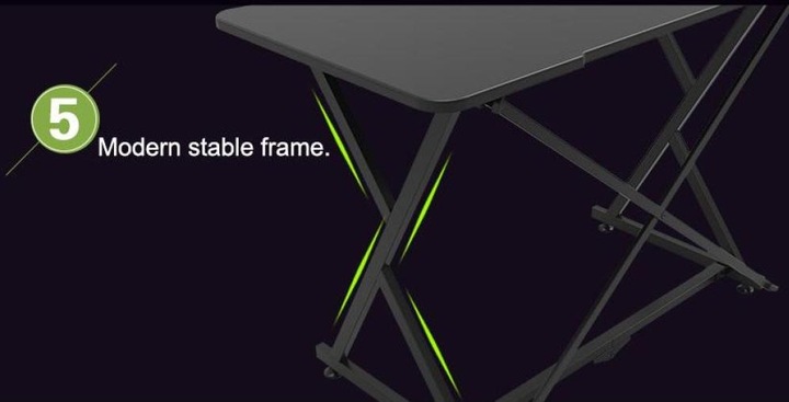 Actual product image Techly Computer Gaming Table For Car Gamers