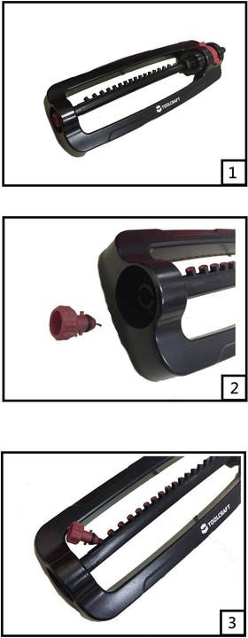 Actual product image Toolcraft Square sprinkler (Square sprinkler)