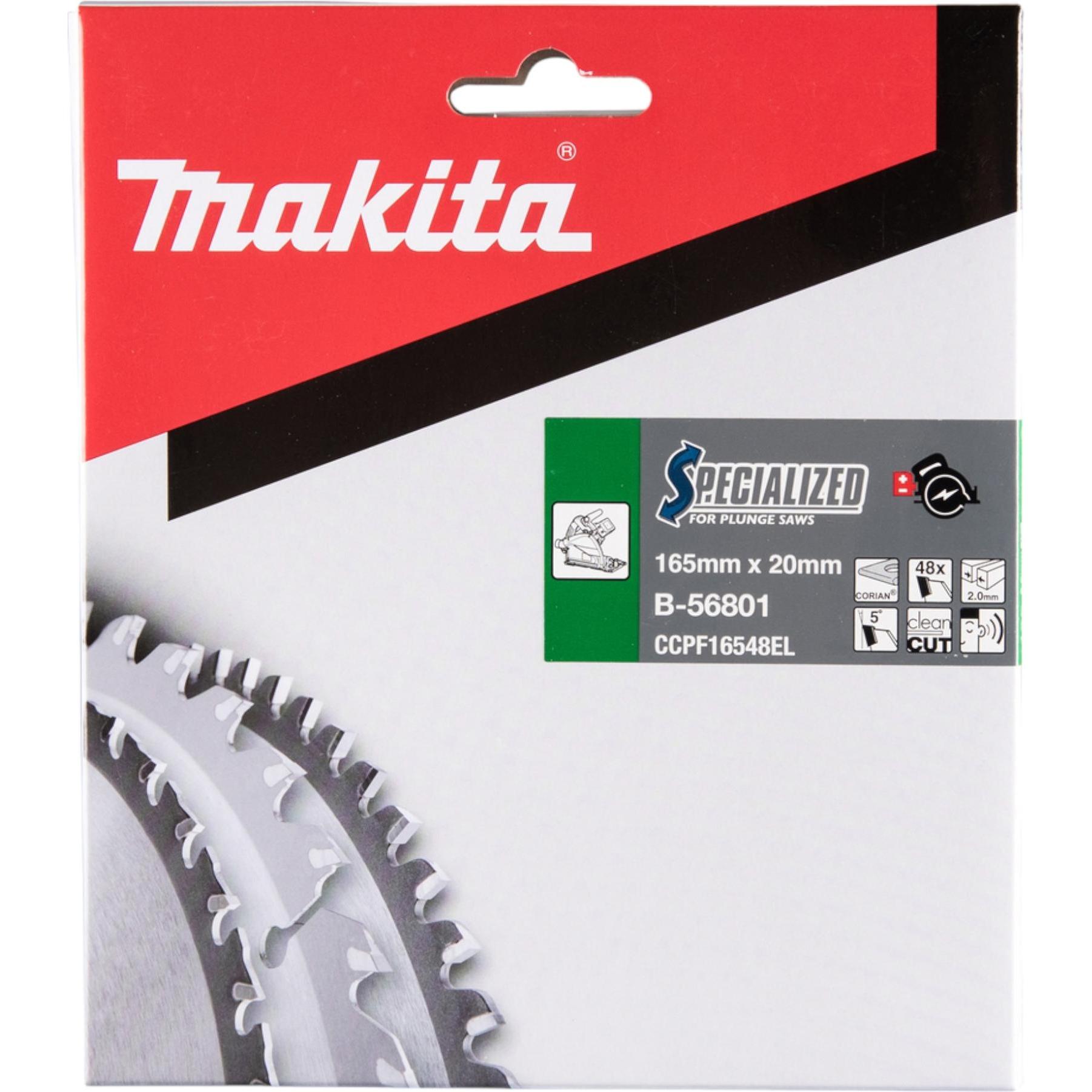 Thumbnail - Makita, Sägeblatt, SPECIALIZED Sägeb.165x20x48Z