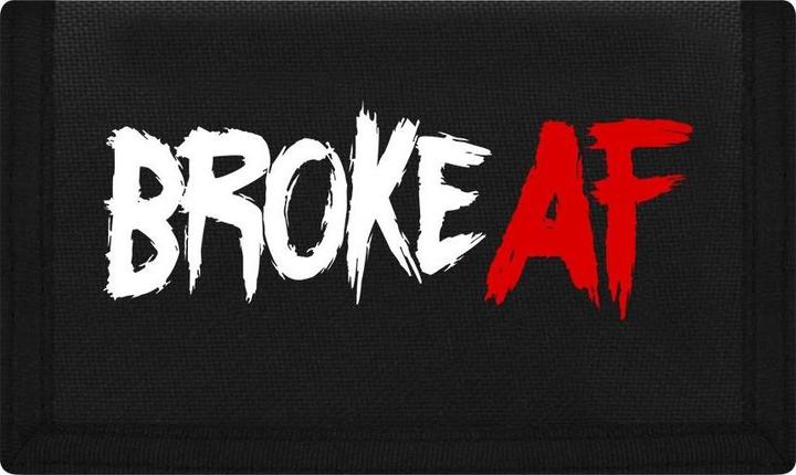 Actual product image Grindstore Broke AF wallet